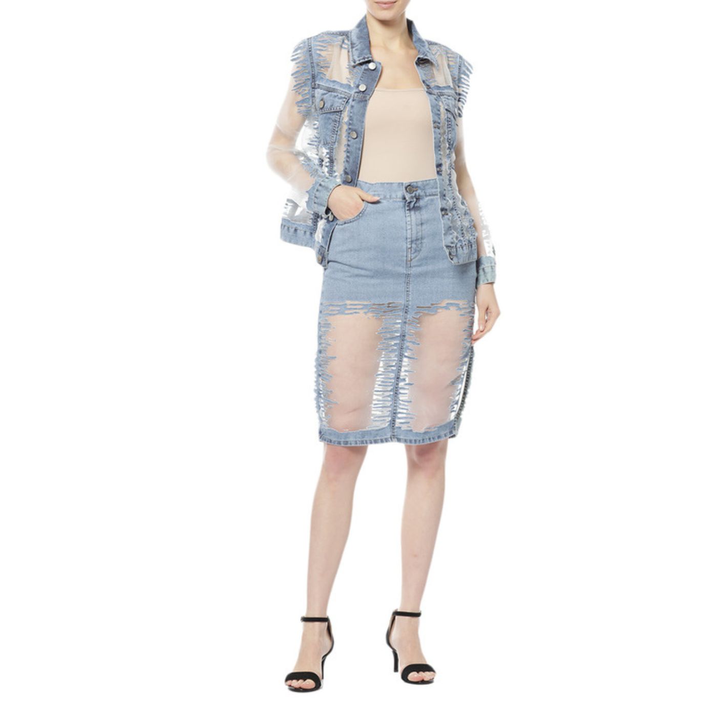 DIESEL Blue Denim Skirt