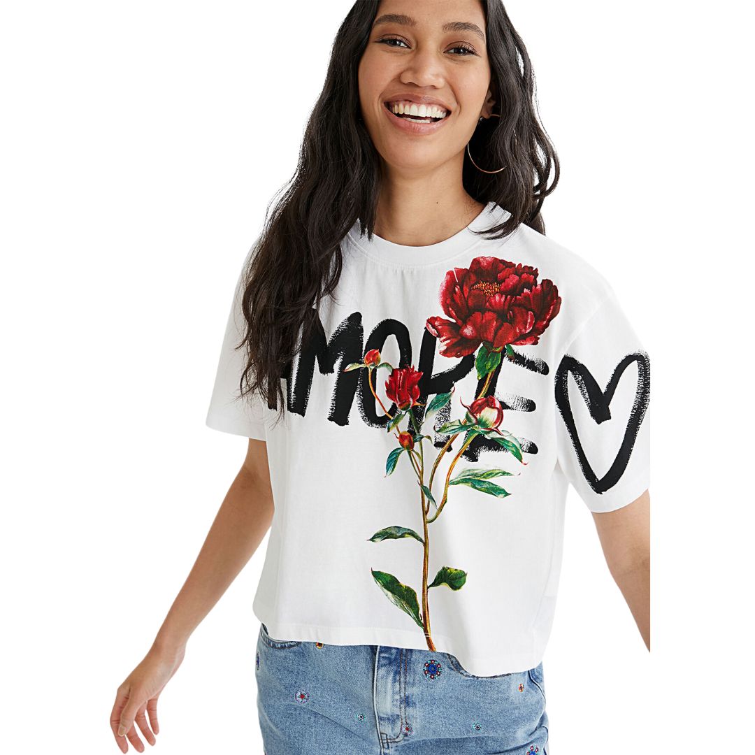 Desigual White T-shirt