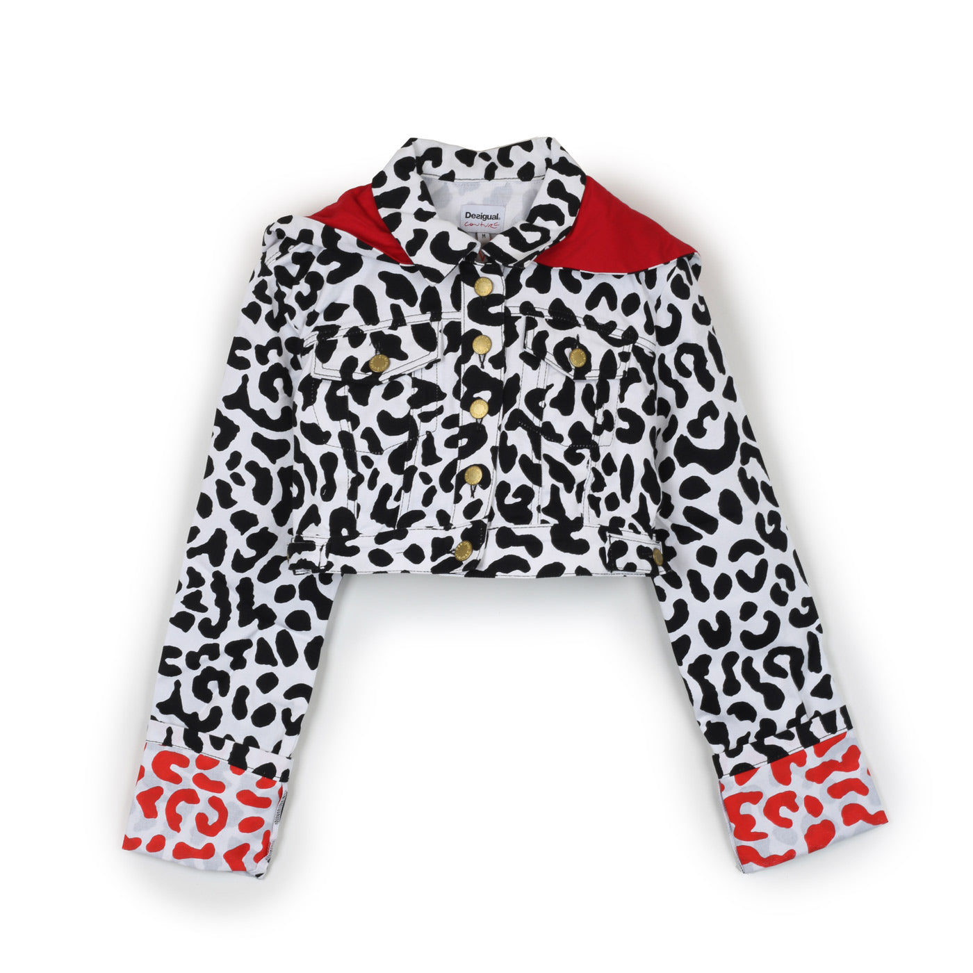 Desigual Denim Print Jacket