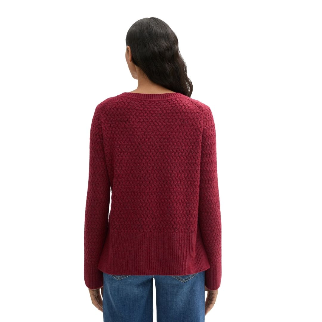 Tom Tailor Red Pullover