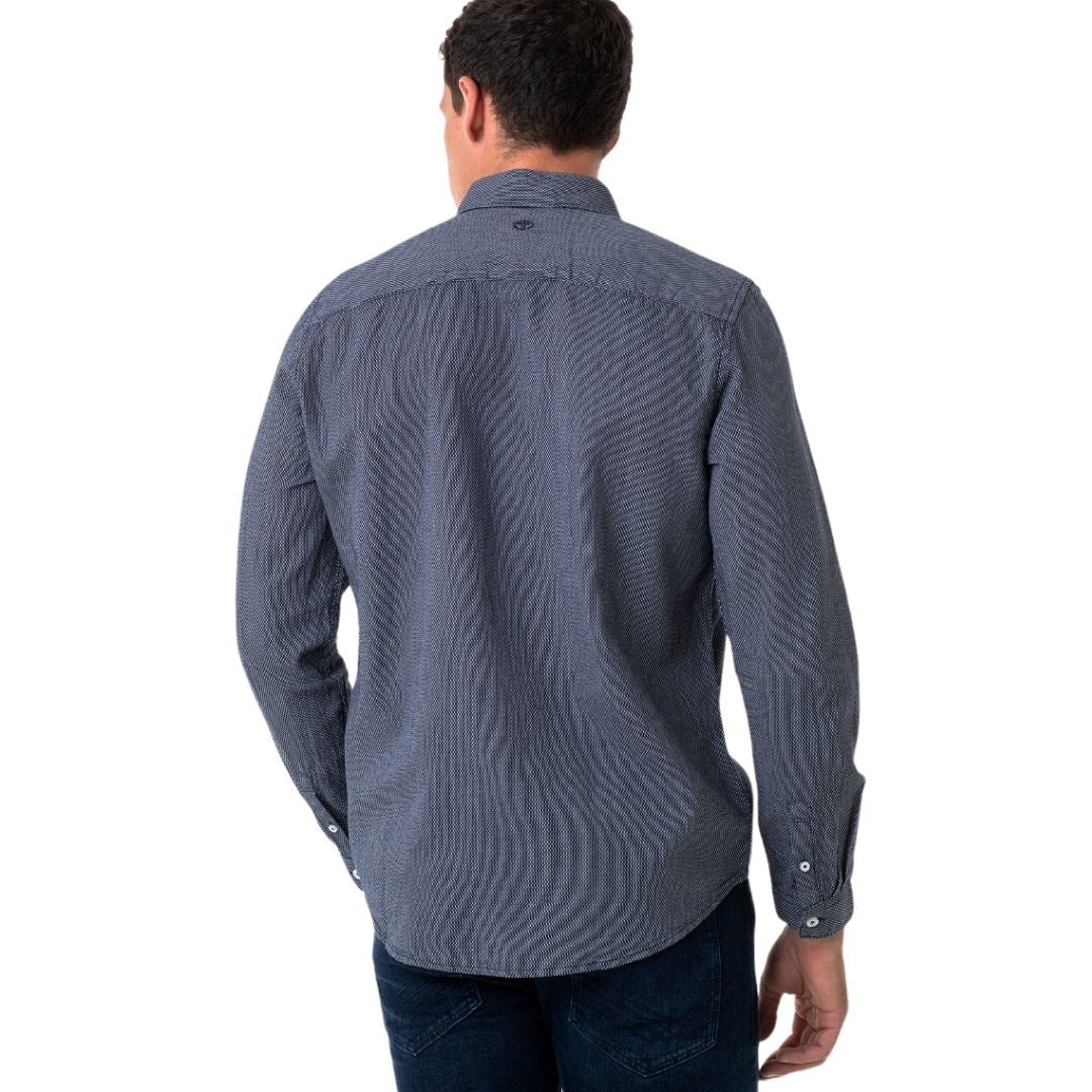 Tom Tailor Long Sleeve Shirt Blue Print