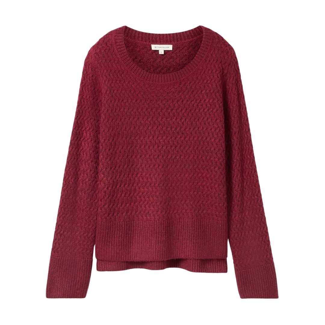 Tom Tailor Red Pullover