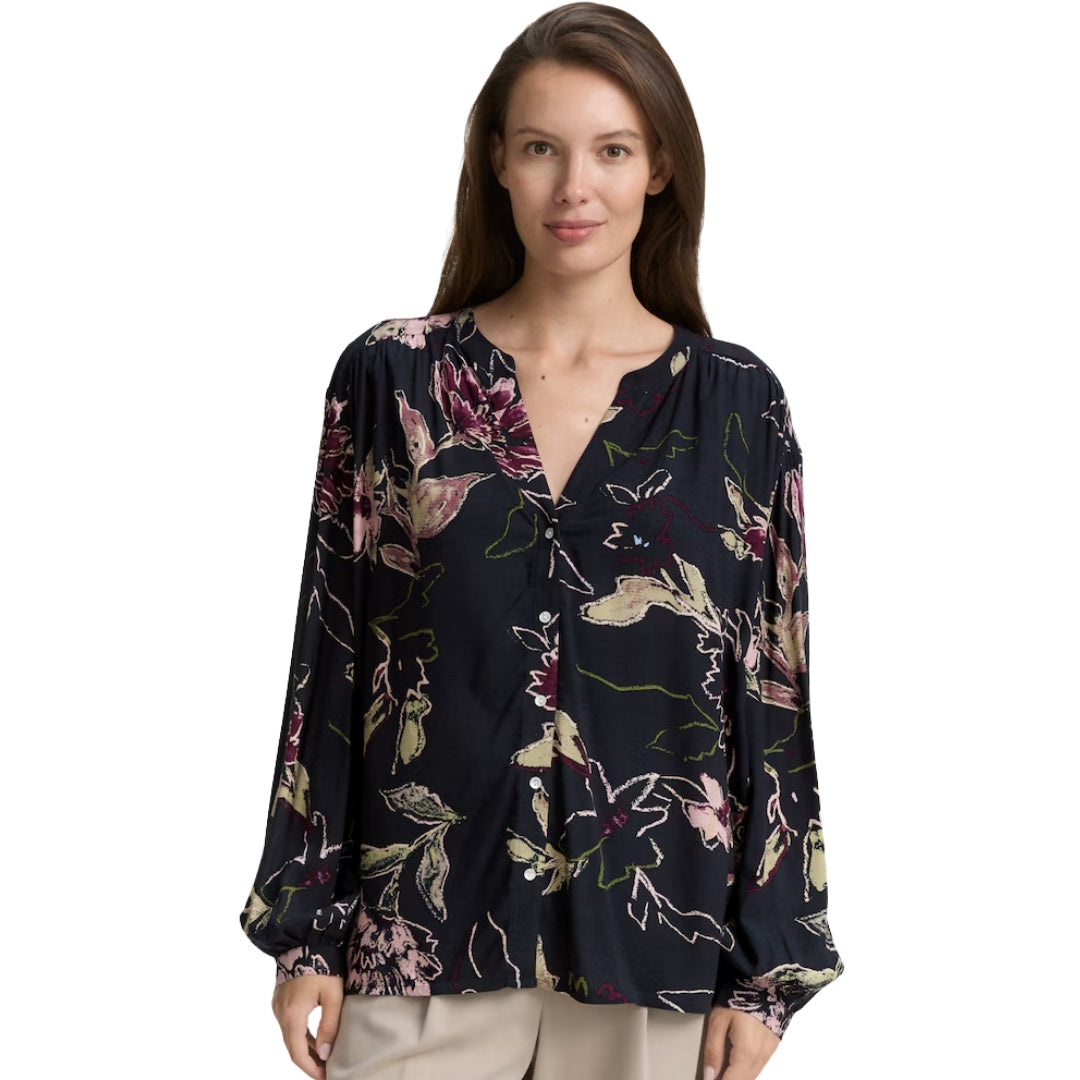 Tom Tailor Women's Blouse | Blue – front view