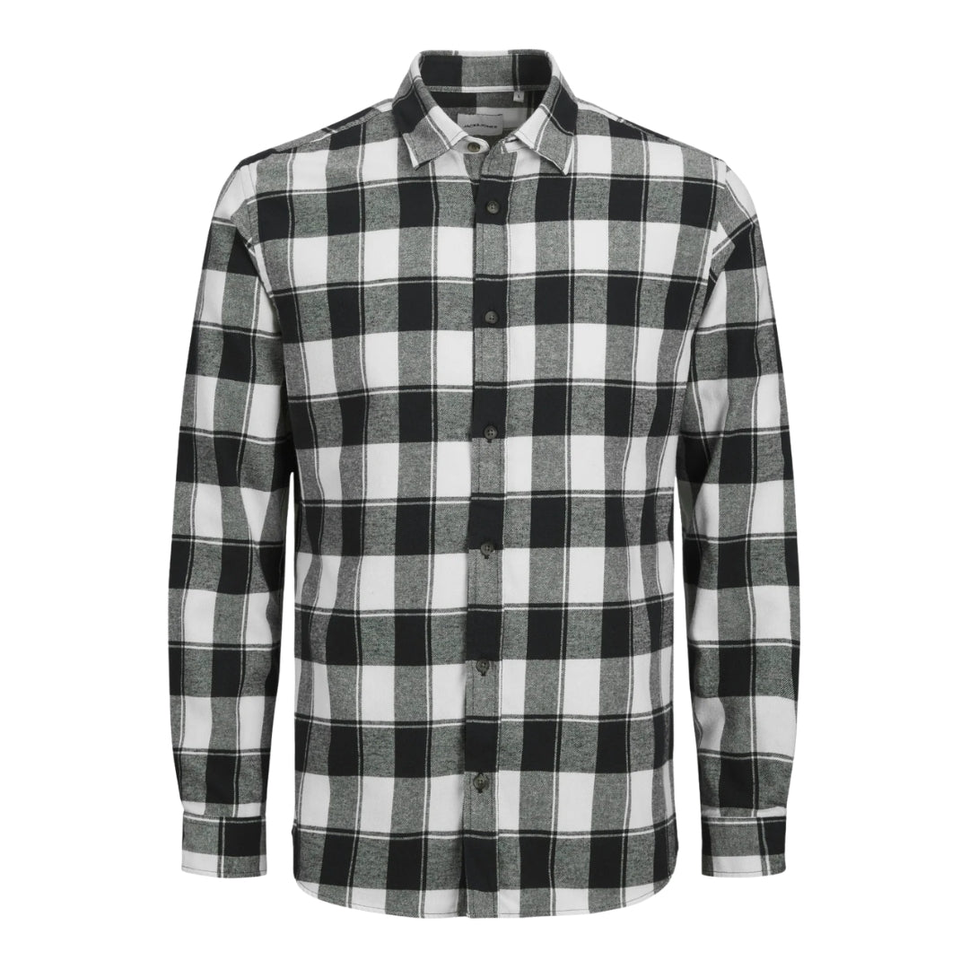 Jack & Jones Joshua Buffalo Shirt | Black Checked
