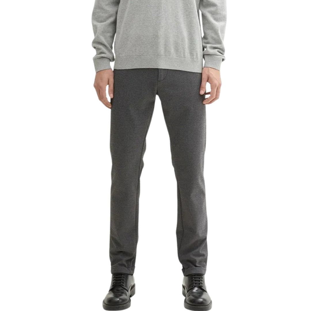 Tom Tailor Men Gray Trousers