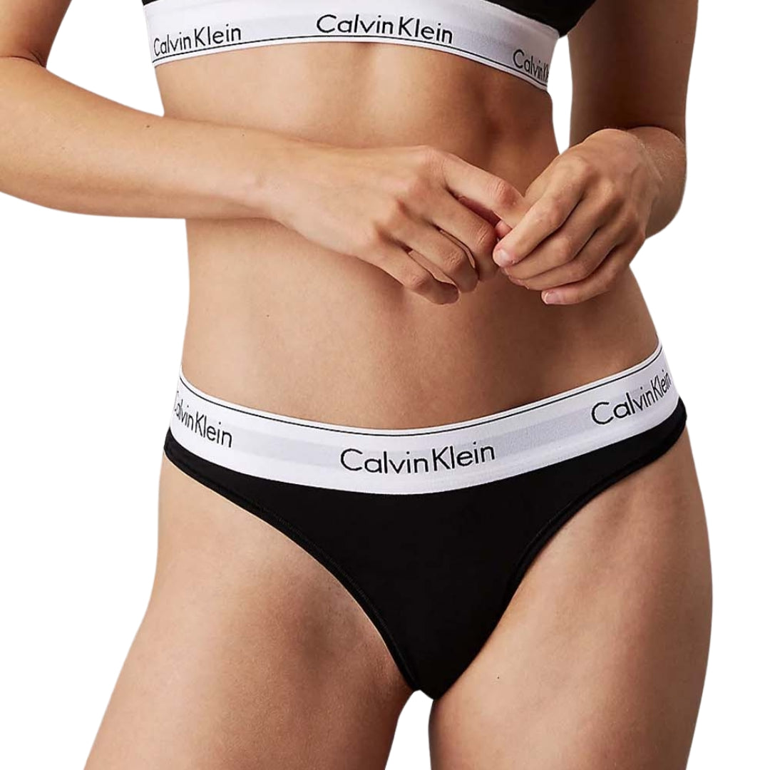 Calvin Klein Woman's Black Brazilian Thong