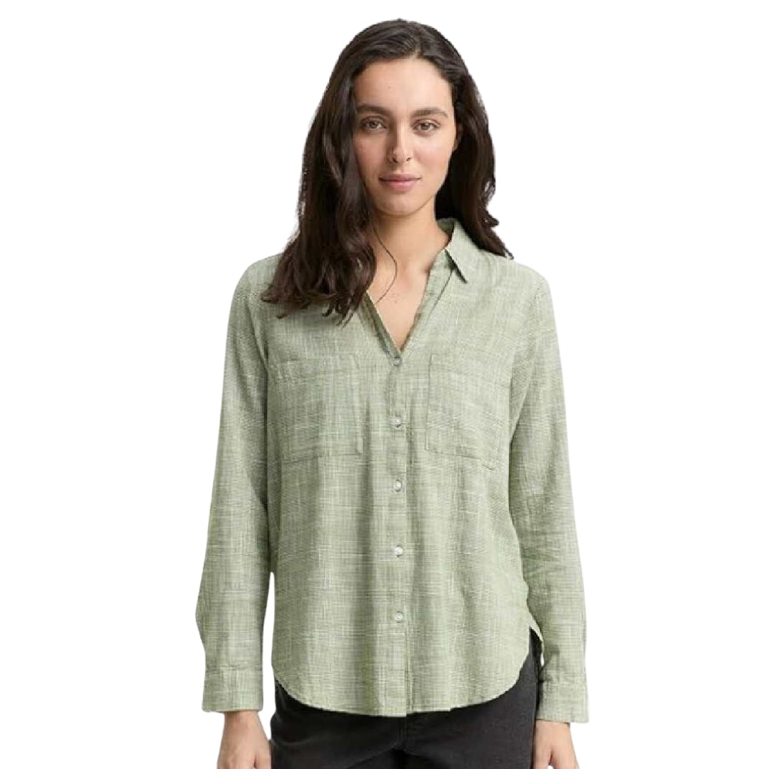 Tom Tailor Women's Shirt | Green – front view