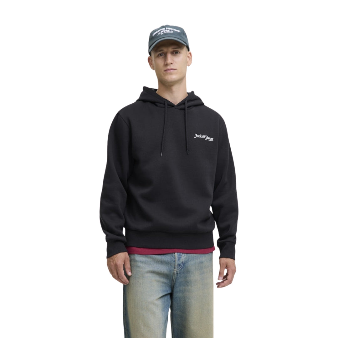 Jack & Jones Yuki Men's Hooded Sweater | Black