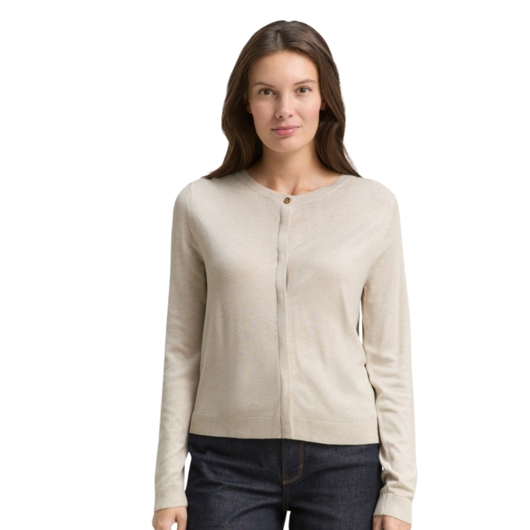 Tom Tailor Women's Cardigan | Beige