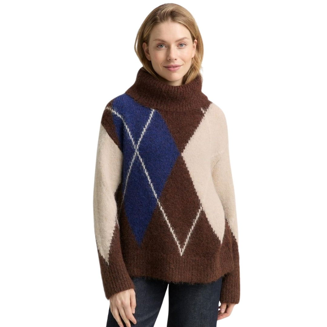 Tom Tailor Women's Sweater | Brown – front view