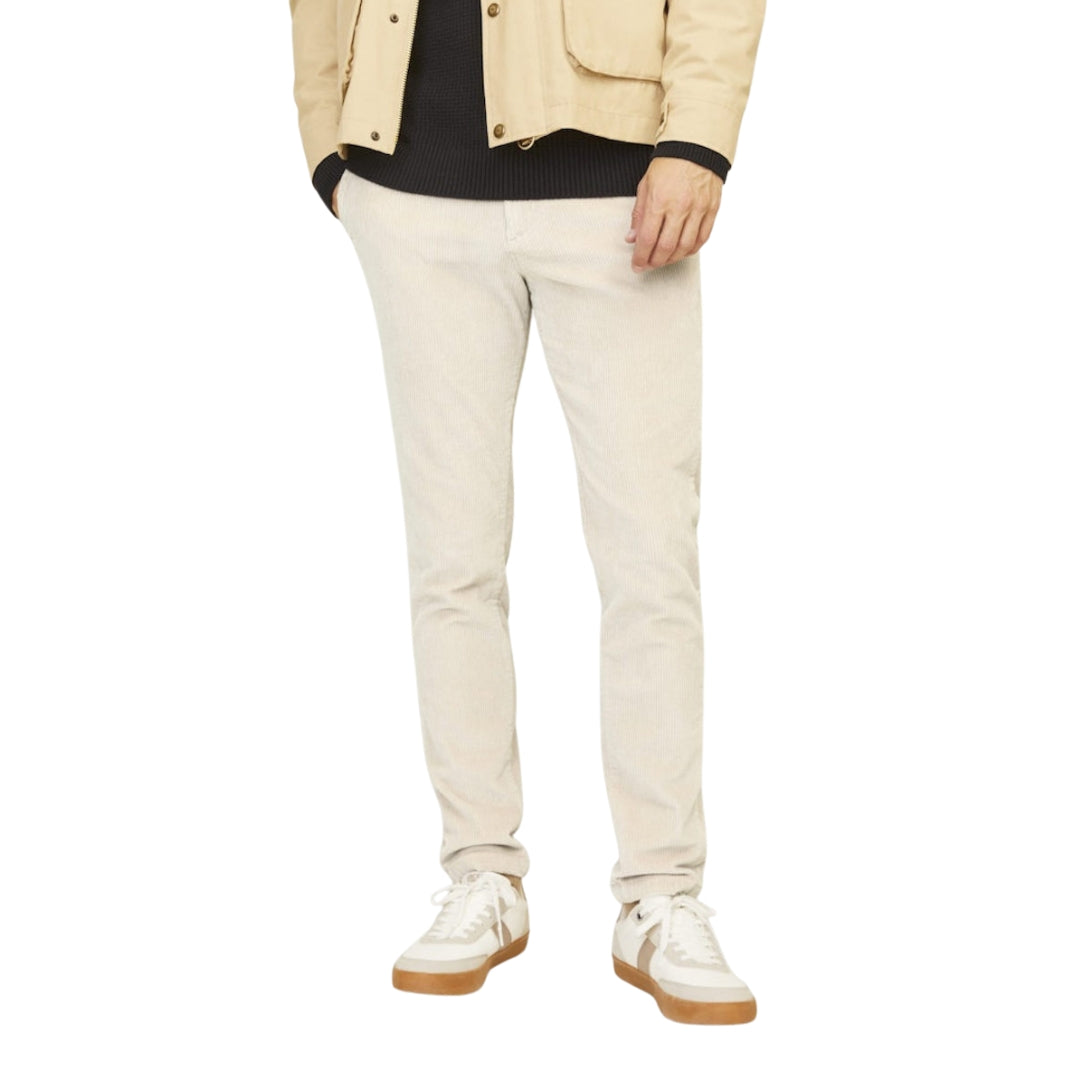Jack & Jones Men's Marco Corduroy Chino Trousers | Beige