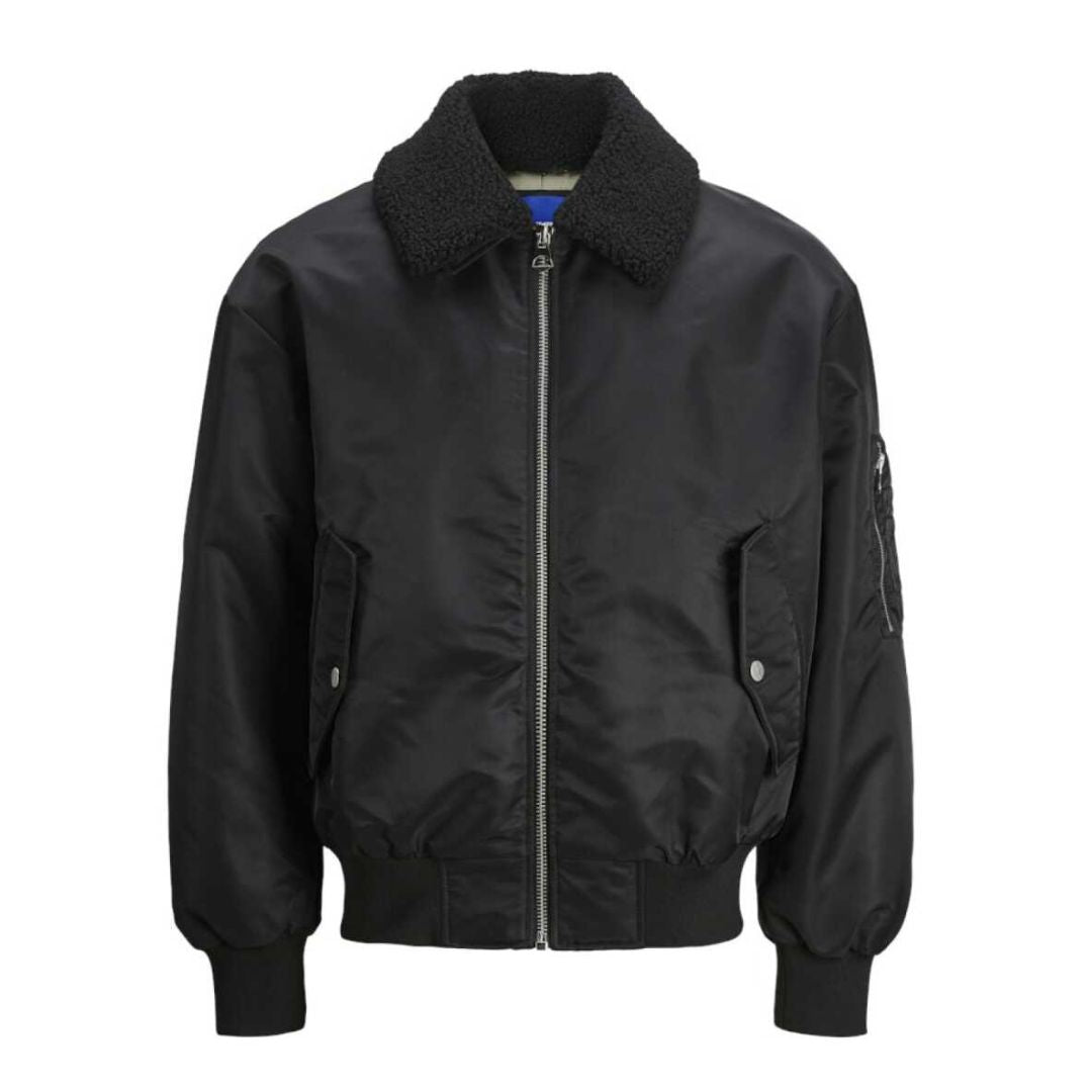 Jack and Jones Winter Bomber Jacket Black