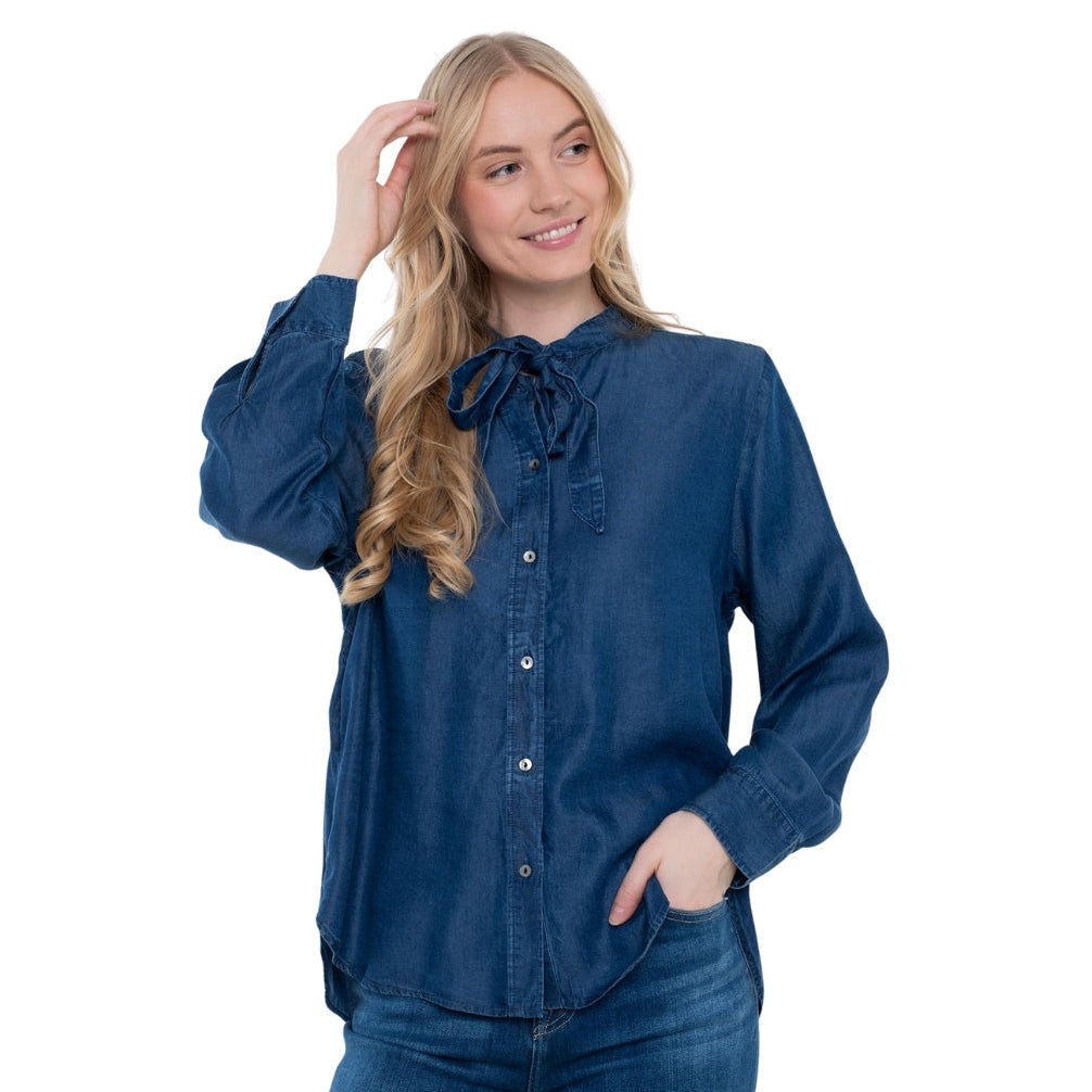 Tom Tailor Women's Blouse | Blue – front view