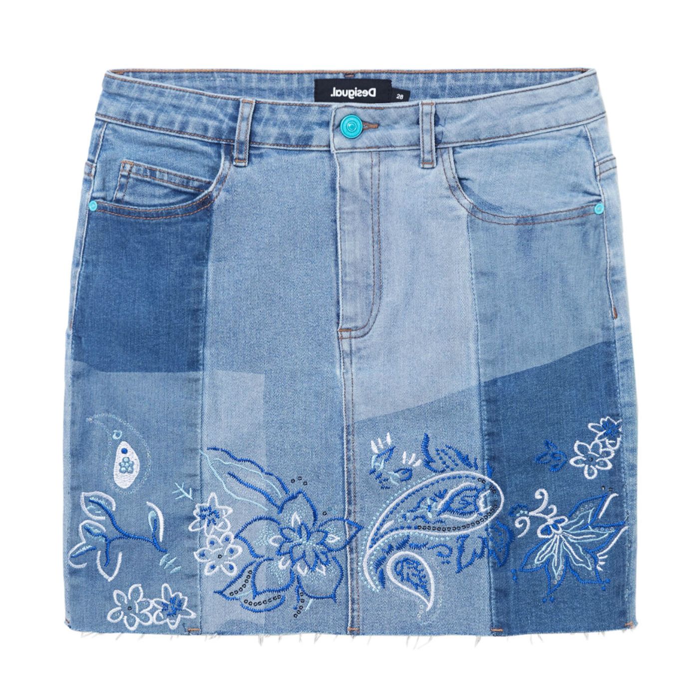 Desigual Fal Be Jeans Skirt