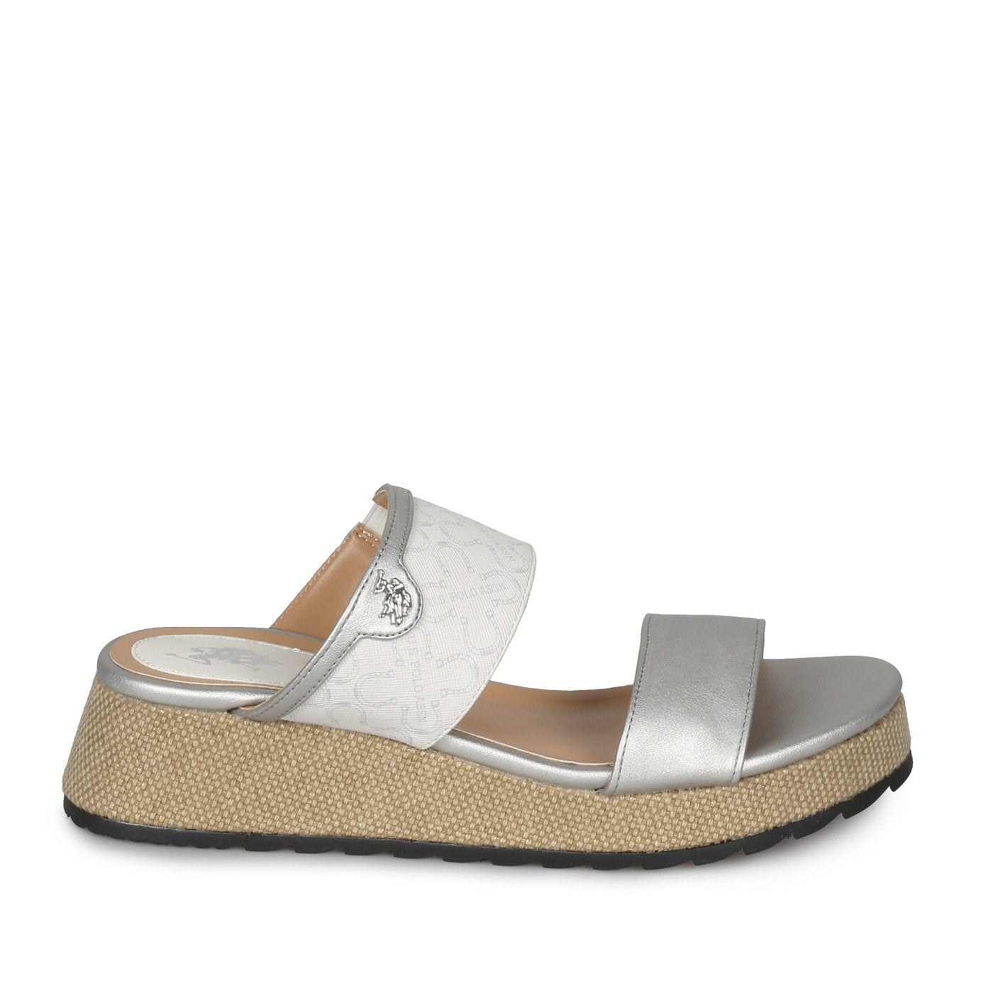 U.S. Polo Assn. KATE003.MET-SIL-WHI01