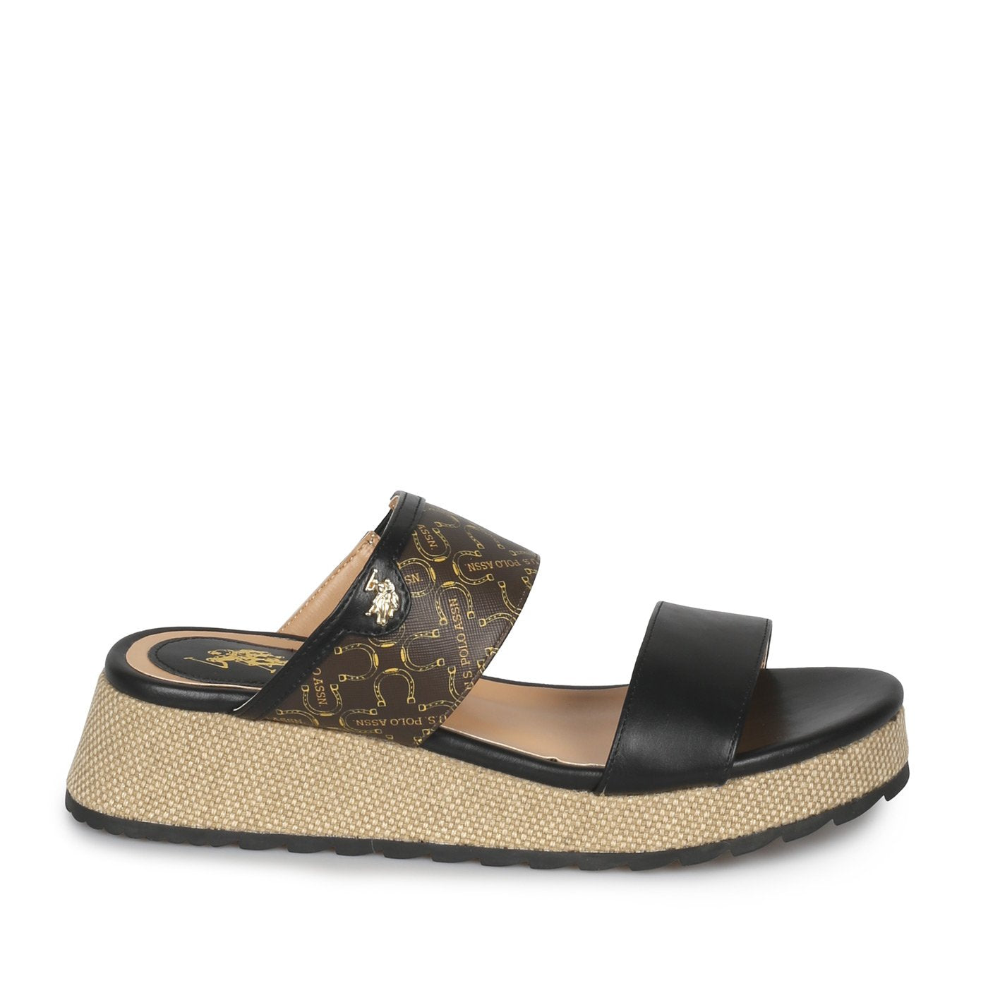 U.S. Polo Assn. KATE003-BLK-BRW01