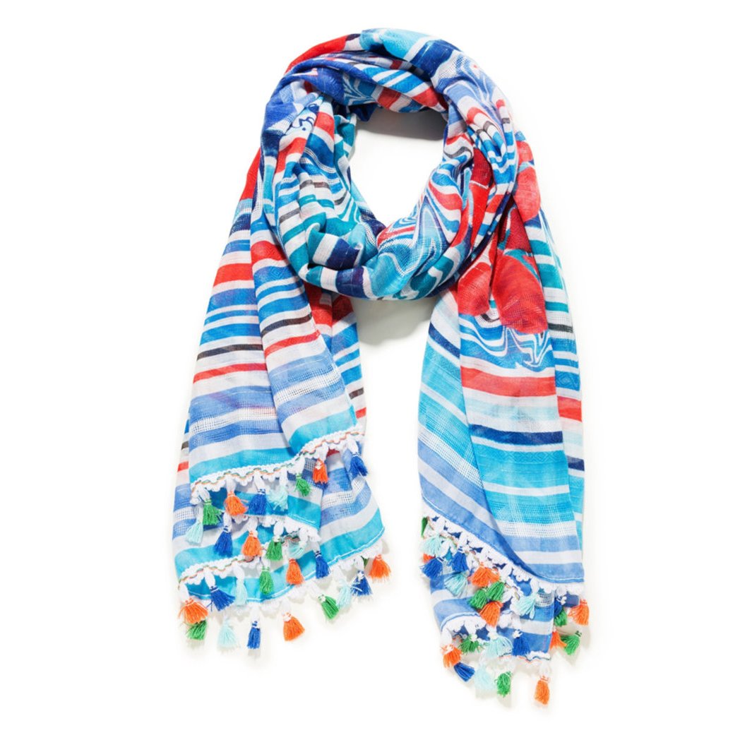 Desigual Print Scarf