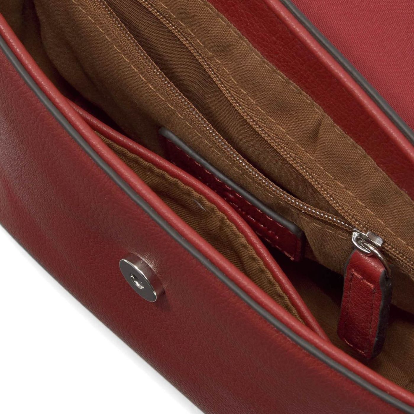 Tom Tailor Shoulder bag | Red Brown