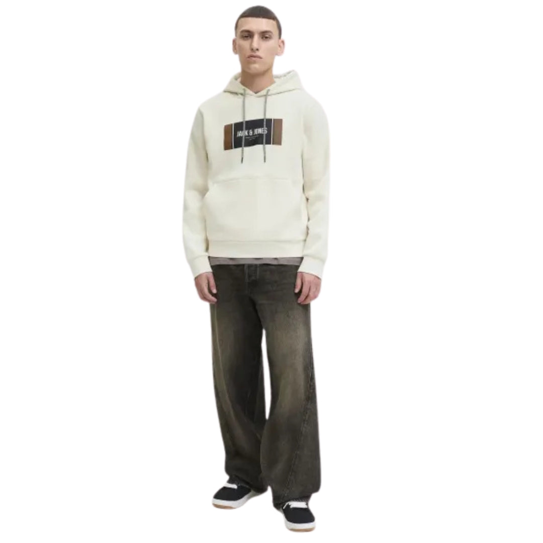 Jack & Jones Men's Hayato Hooded Sweater | Beige