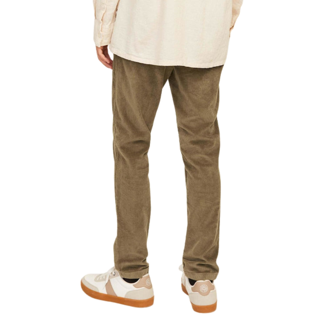 Jack & Jones Men's Corduroy Chino Trousers | Brown