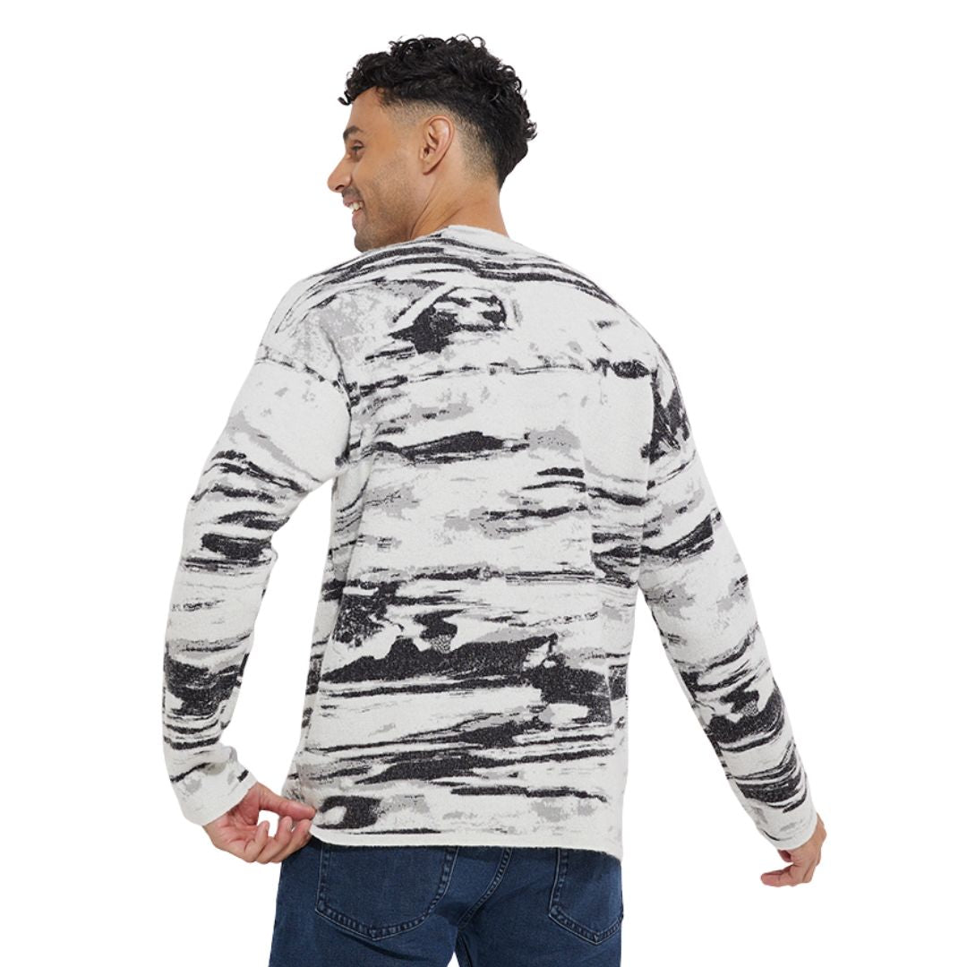 Calvin Klein Abstract Jacquard Pullover