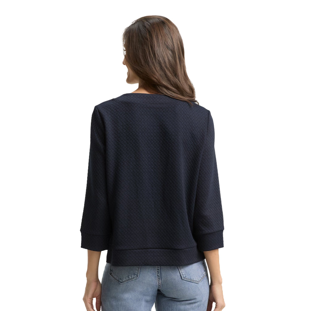 Tom Tailor Women's Sweater | Blue – back view