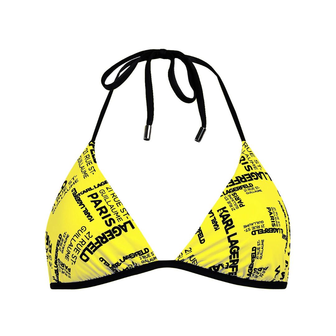 Karl Lagerfeld Swimwear Top Yellow