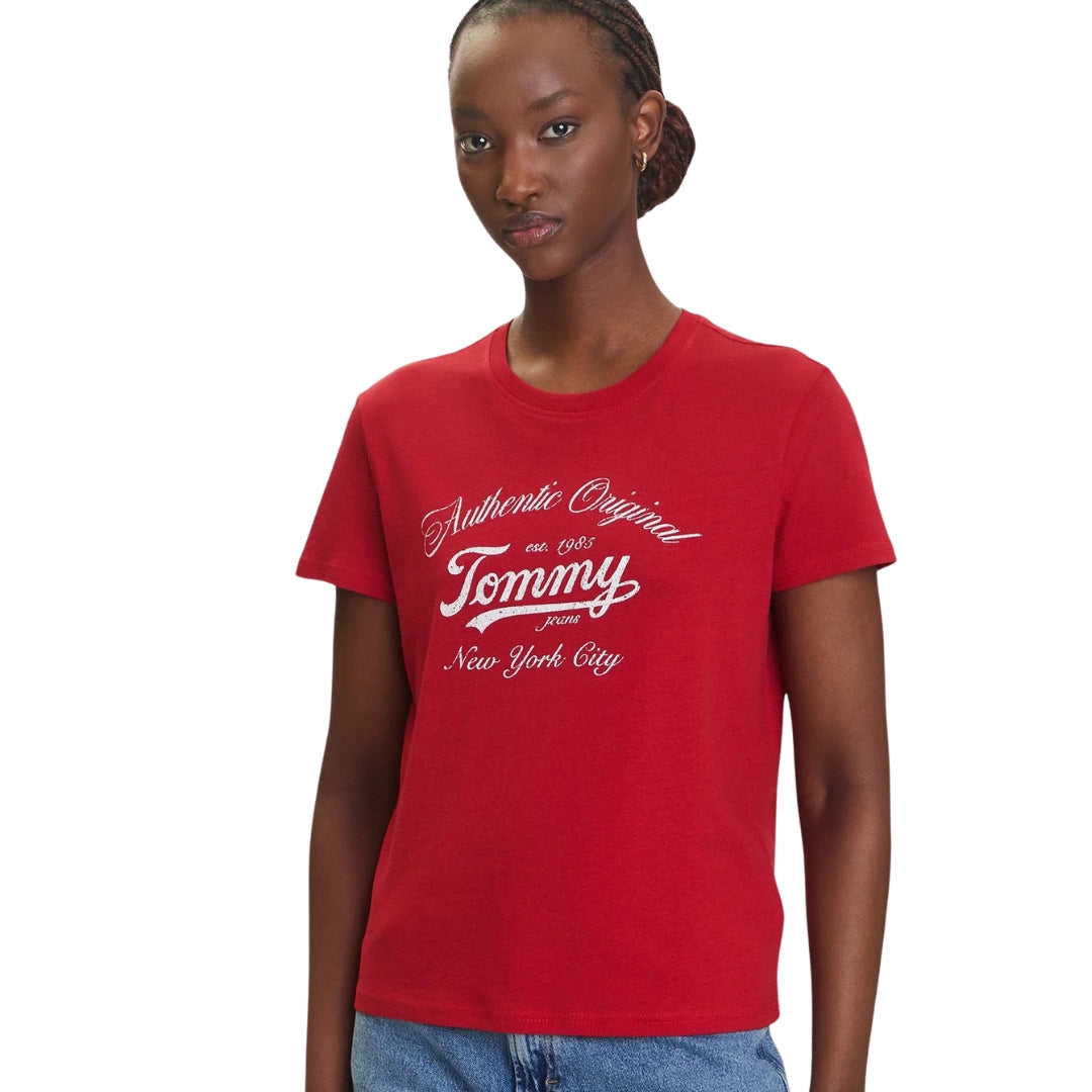 Tommy Hilfiger Red Woman T-shirt