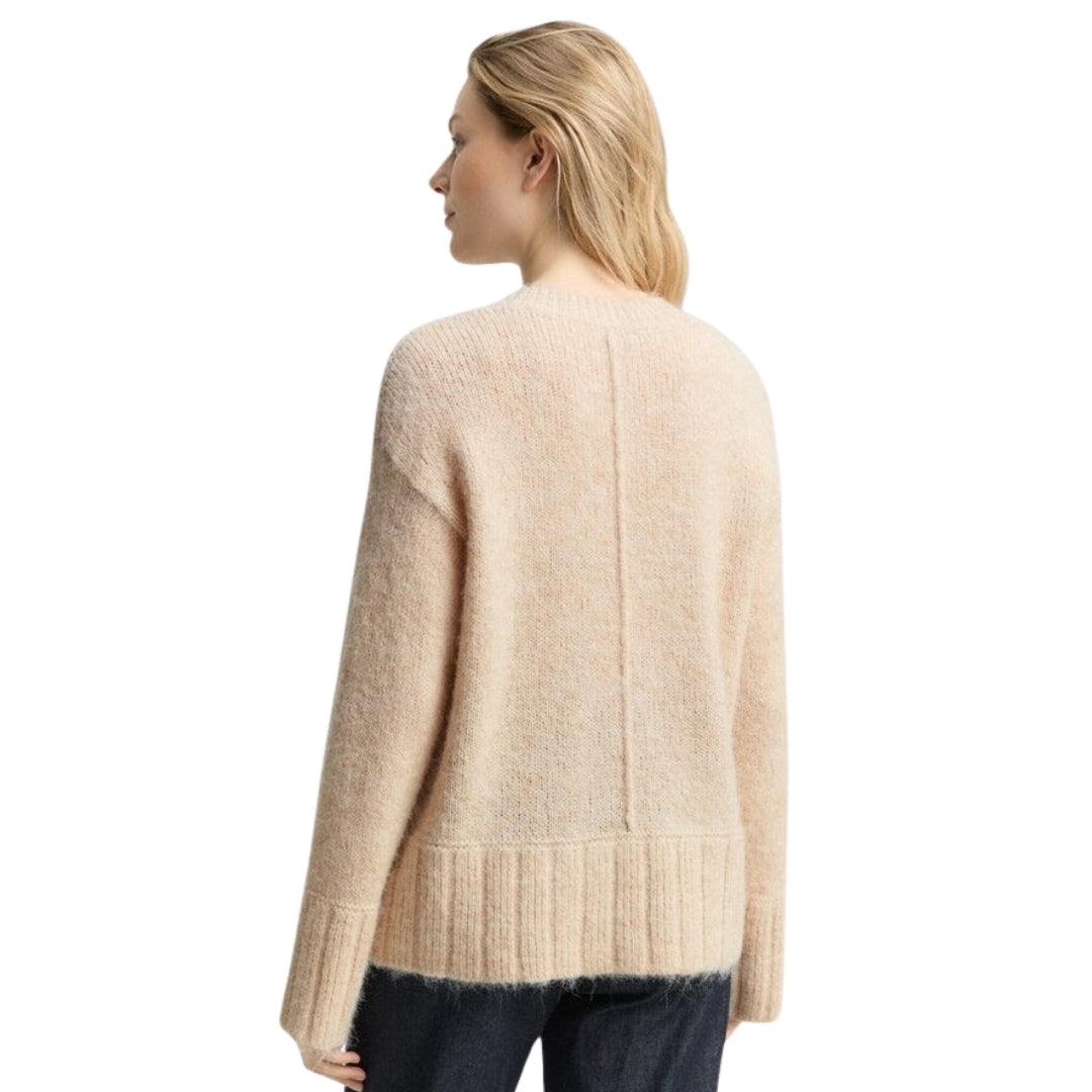 Tom Tailor Women's Sweater | Beige – back view