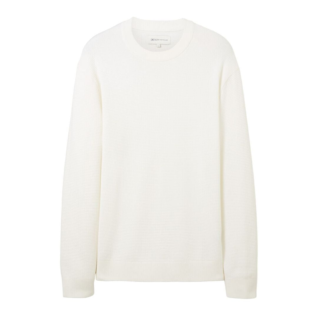Tom Tailor White Pullover