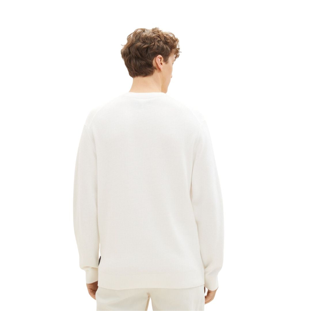 Tom Tailor White Pullover