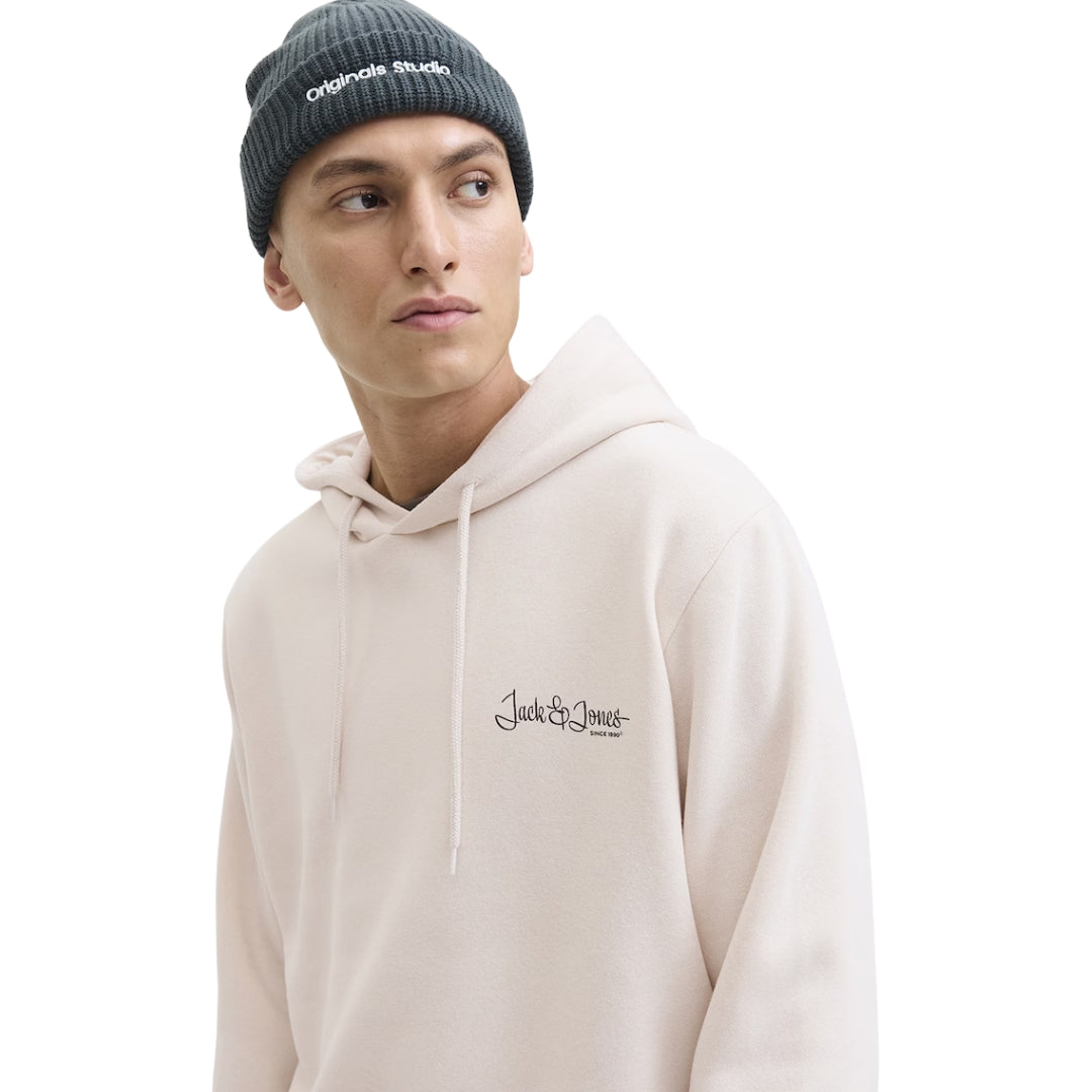 Jack & Jones Men's Yuki Hooded Sweater | Beige
