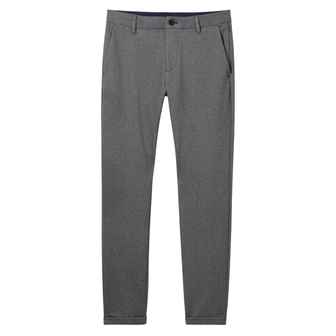 Tom Tailor Men Gray Trousers