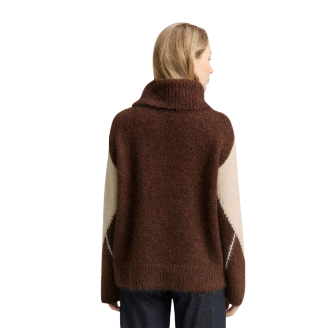Tom Tailor Women's Sweater | Brown – detail view
