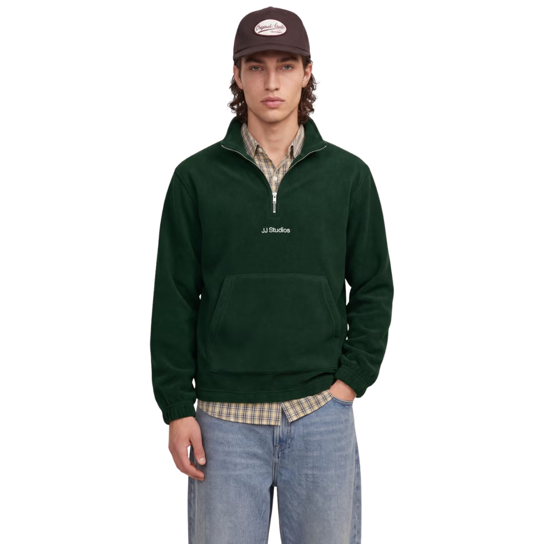 Jack & Jones Shoho Men's Fleece Sweater | Green