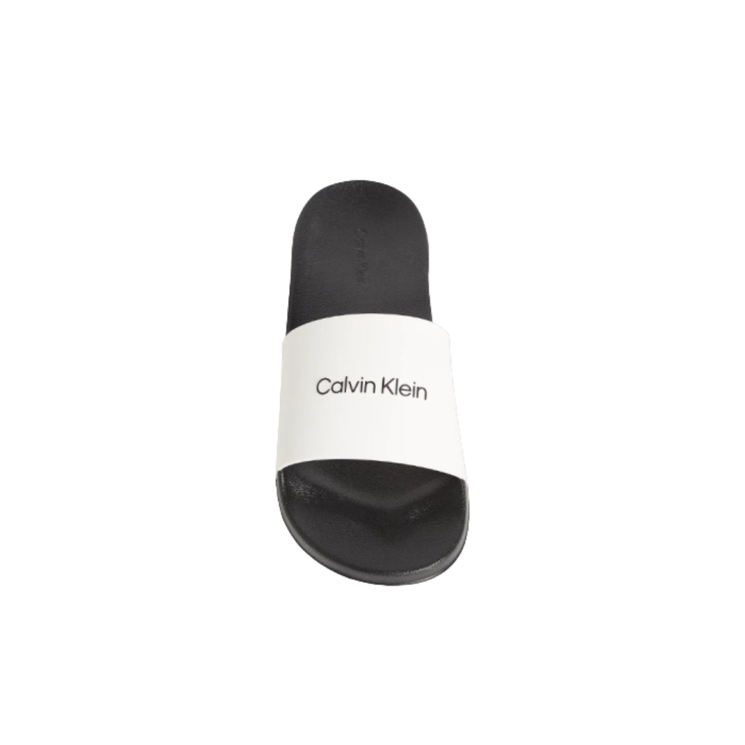 Calvin Klein White Slides