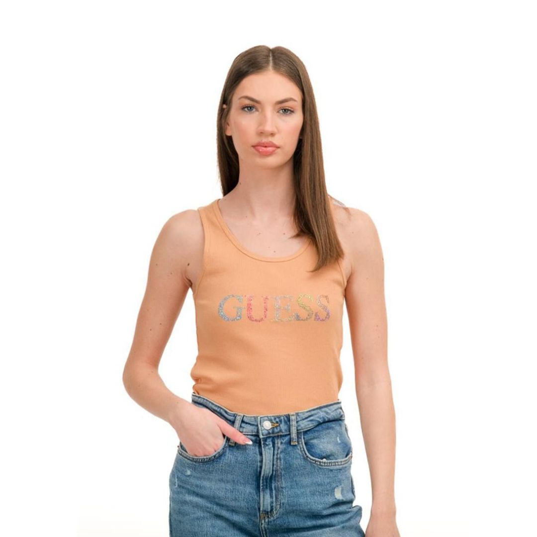 Guess Orange Tank Top