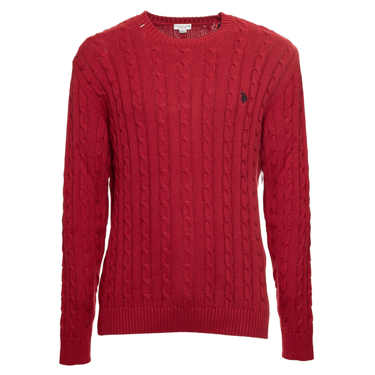 U.S. Polo Assn. Men's Knitted Sweater | Red
