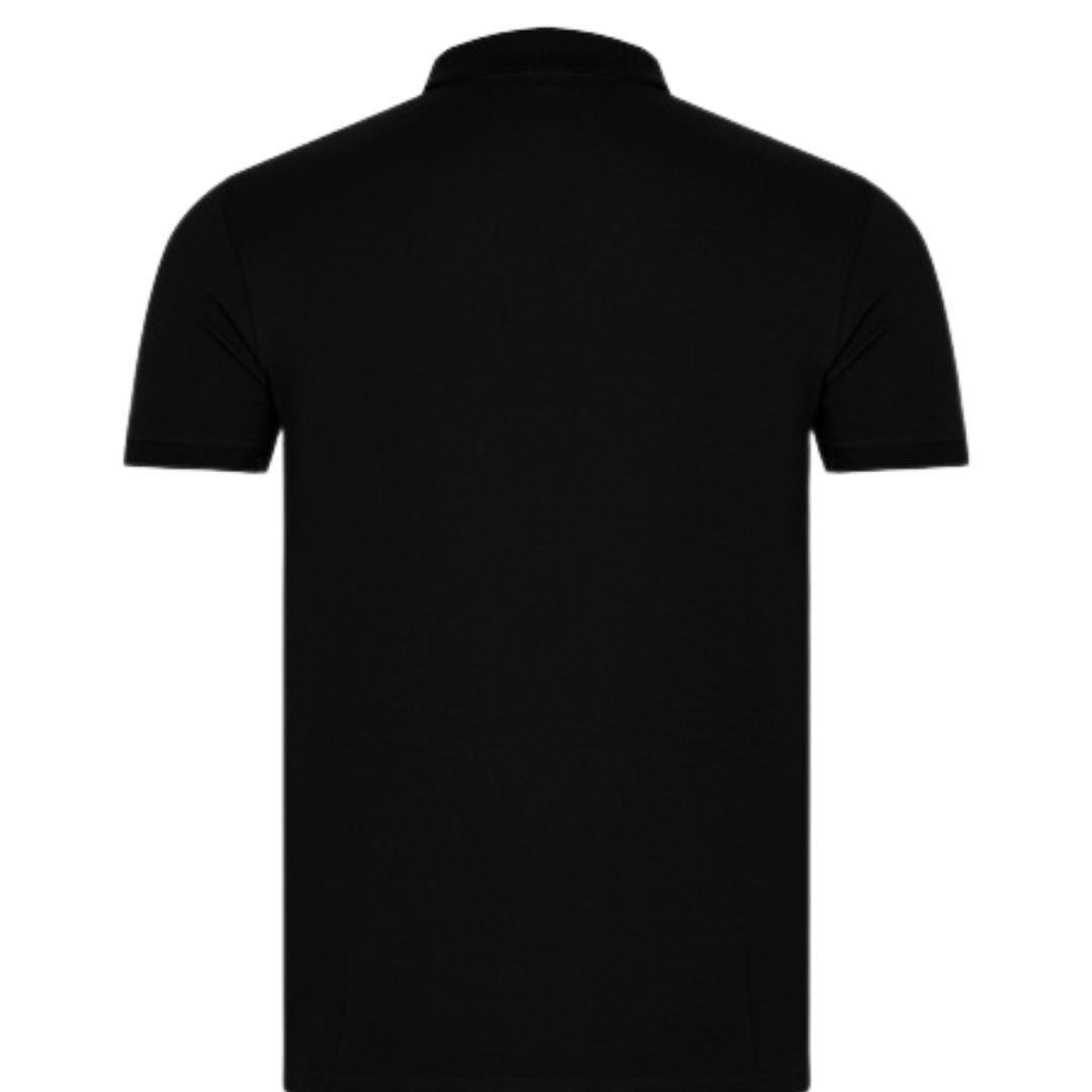 Plein Sport Swim Men Black Polo Shirt