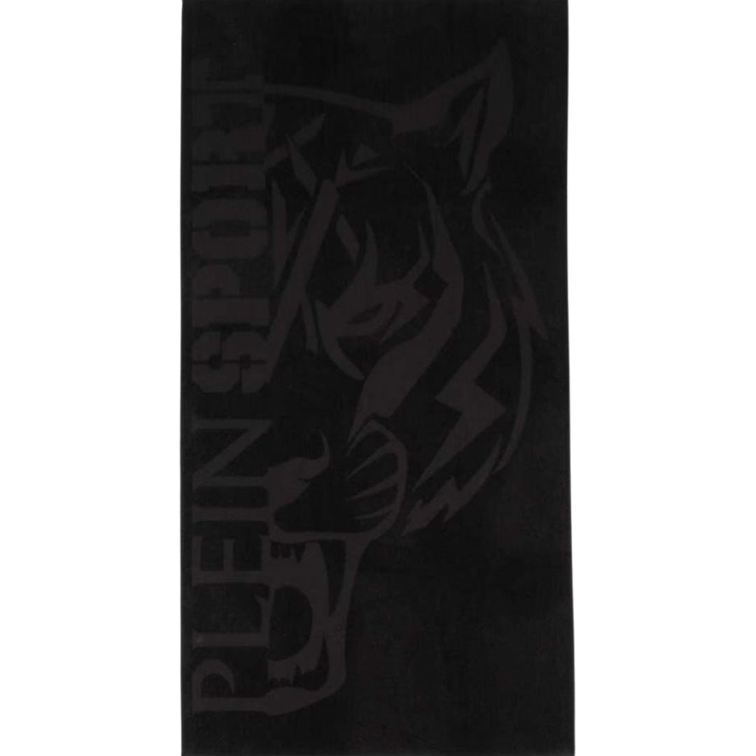 Plein Sport Swim Black Beach Towel