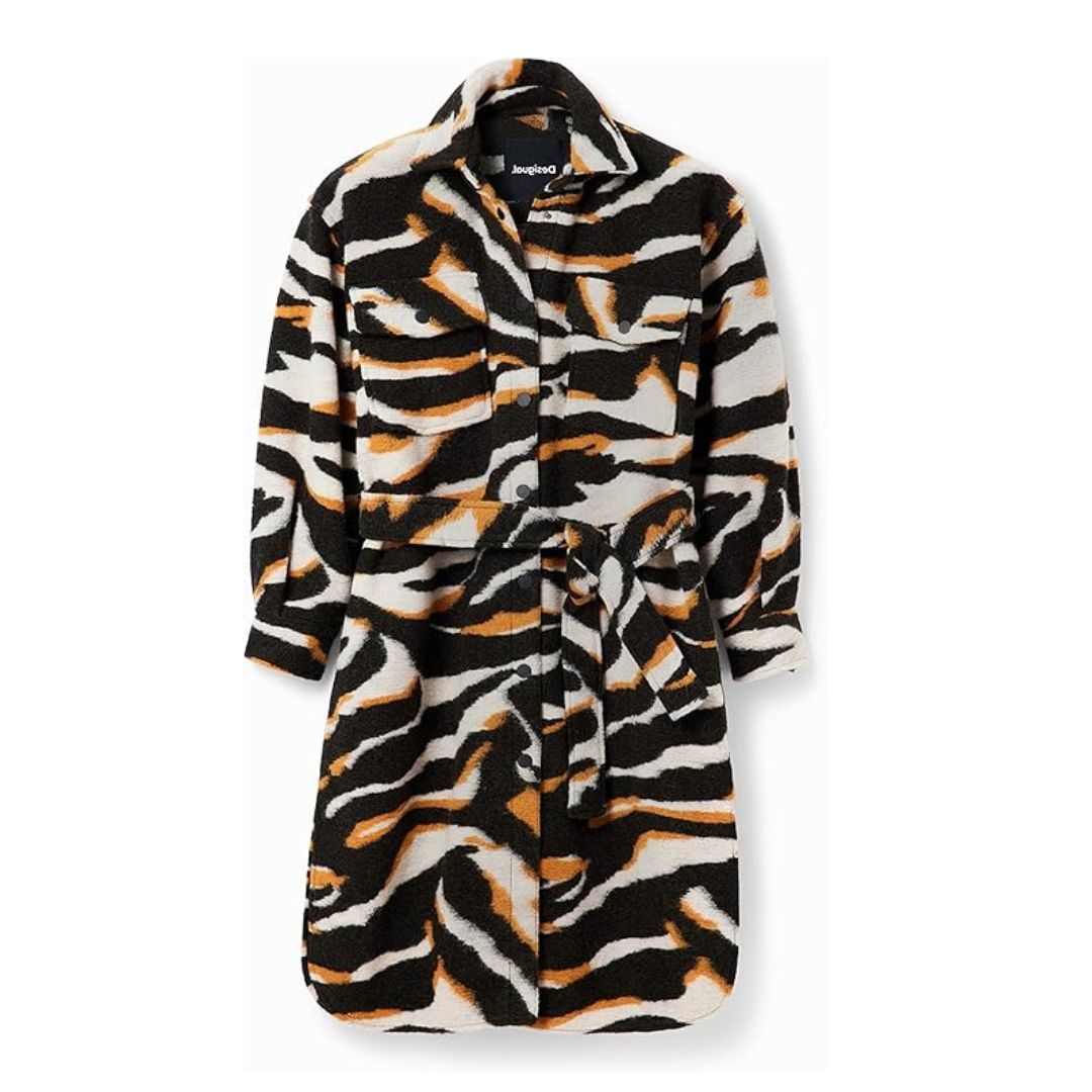 Desigual Wool Mix Chaq Rass Coat