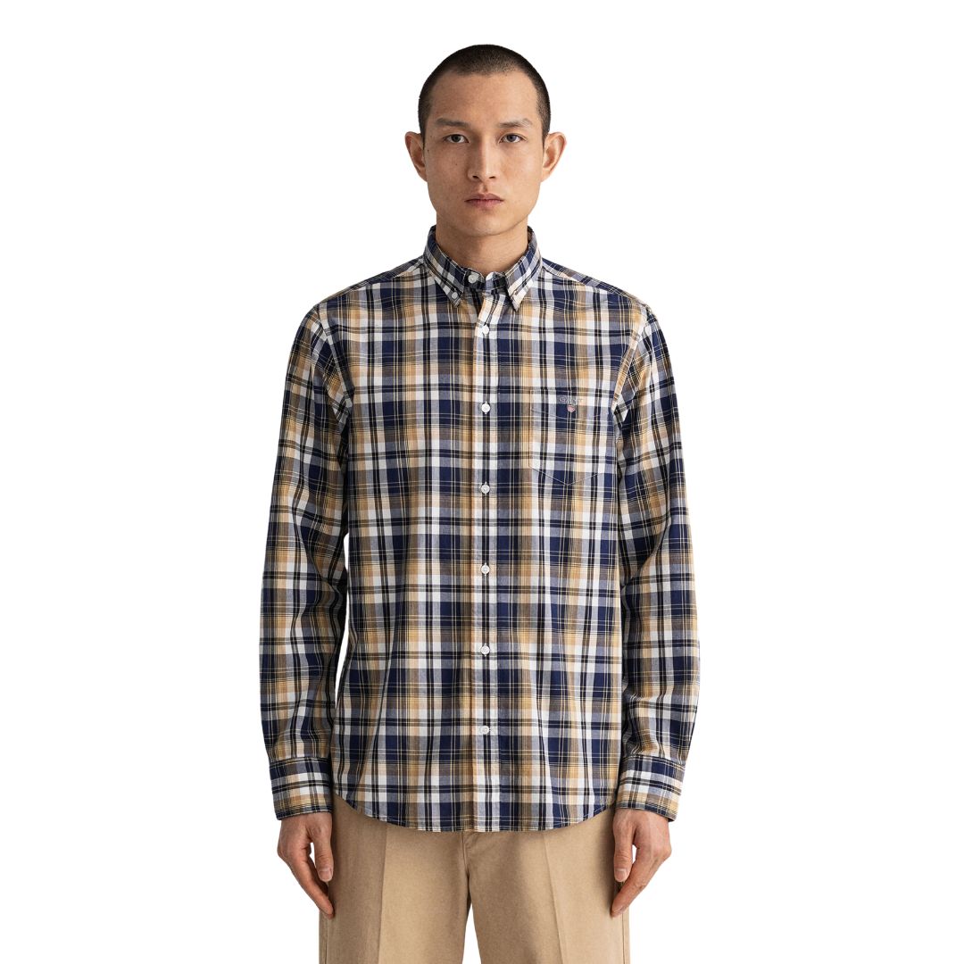Gant Washed Poplin Check Shirt