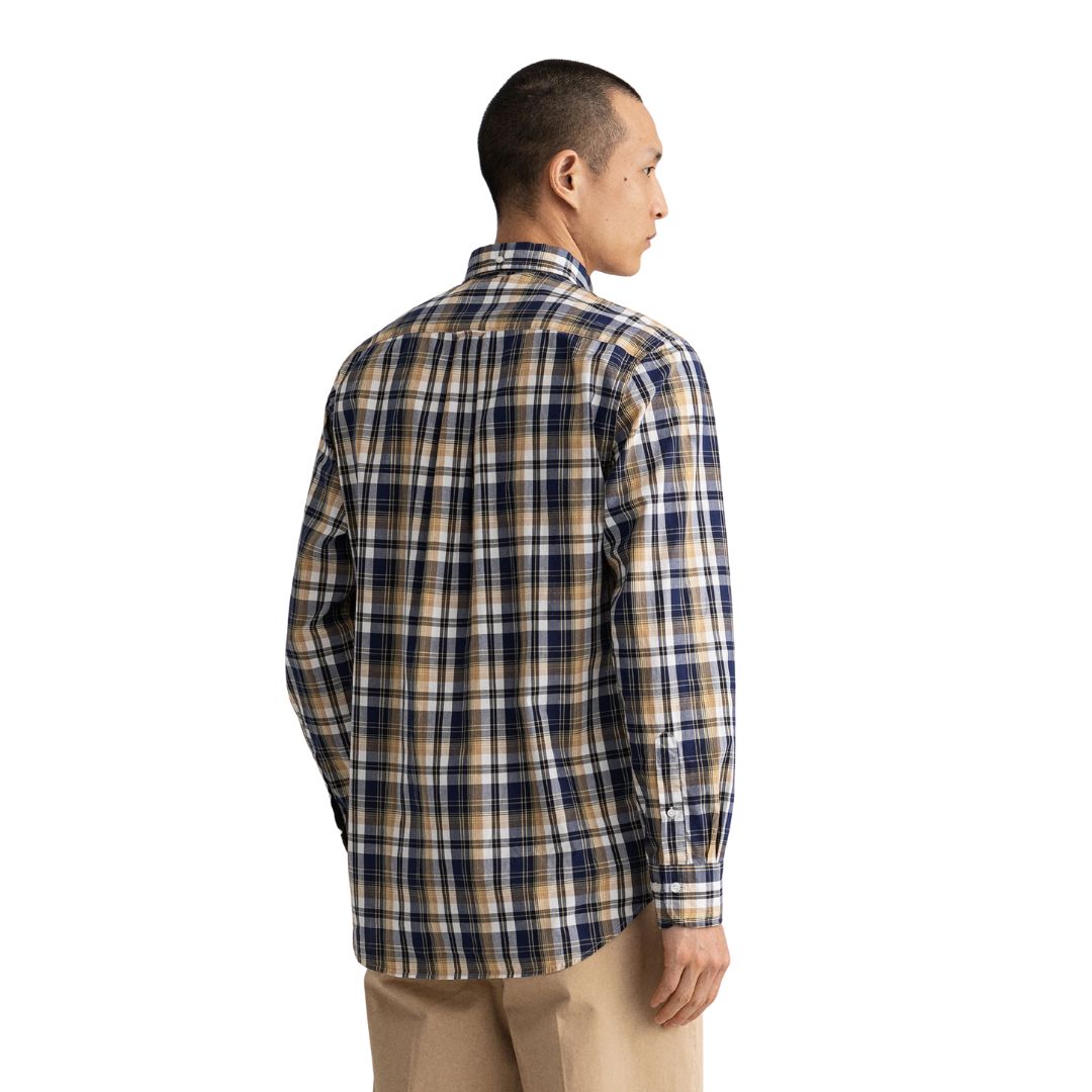 Gant Washed Poplin Check Shirt