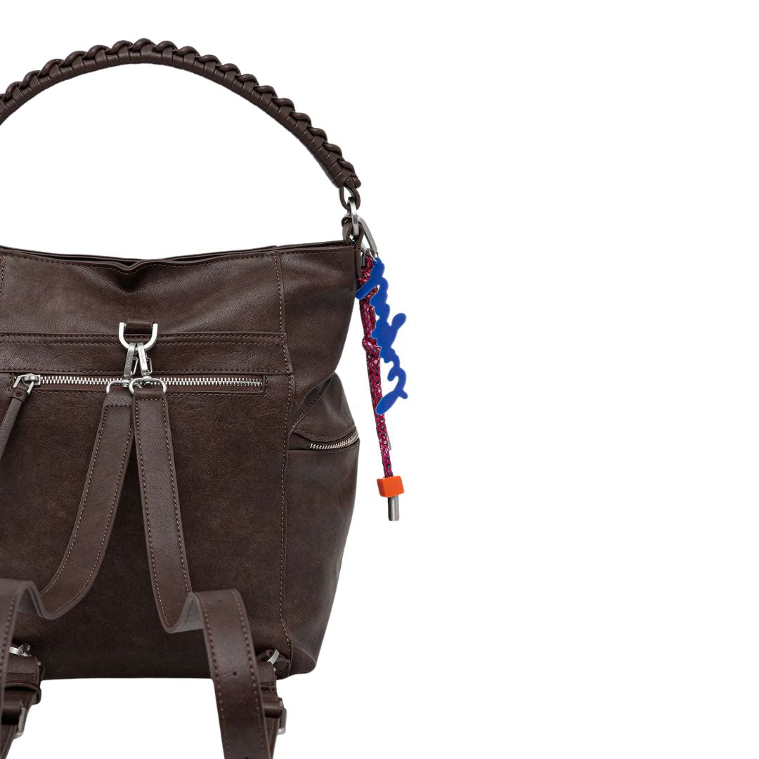 Desigual Half Logo Arica Choco Backpack