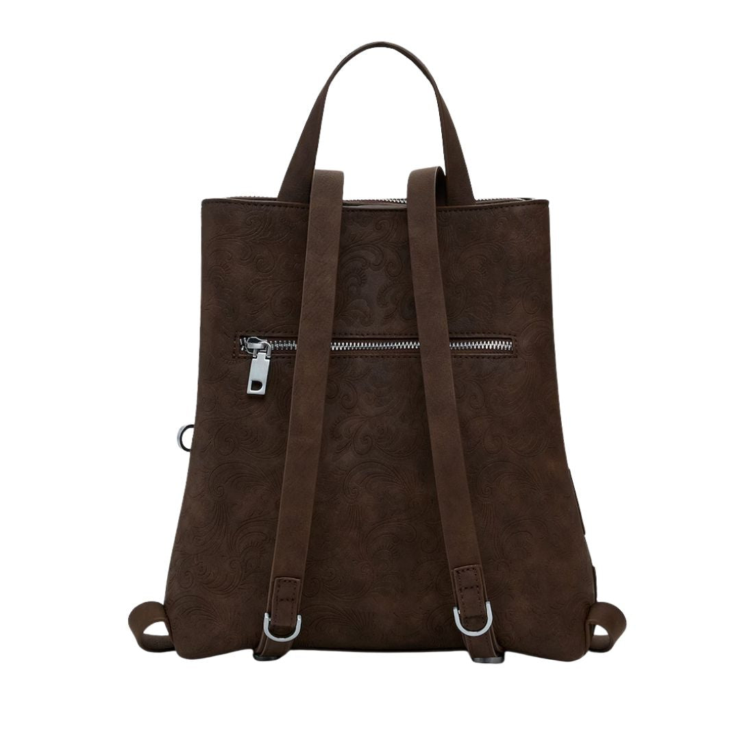 Desigual Back New Patch 1 Choco Sumy BackpackI Barna