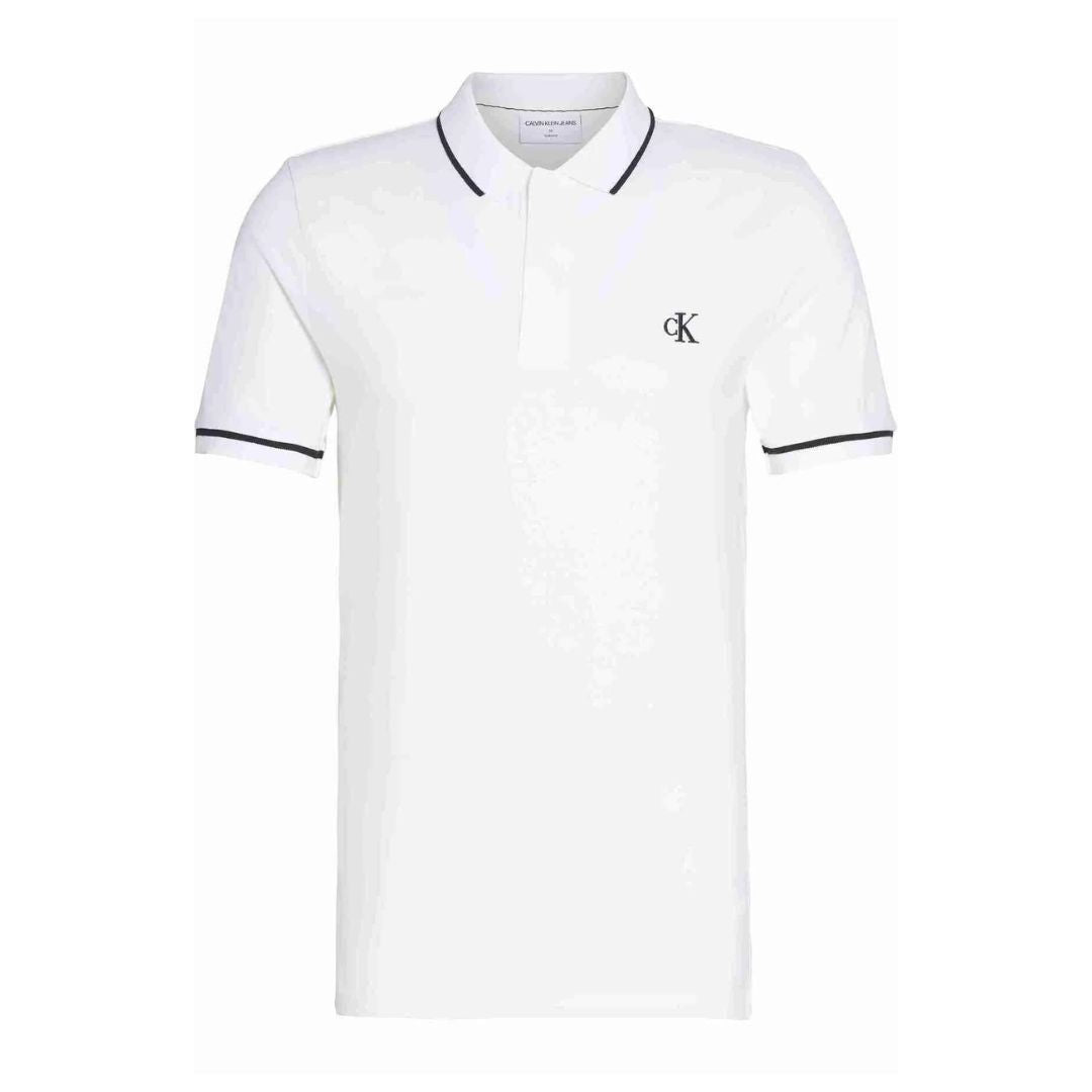 Calvin Klein White Polo Shirt