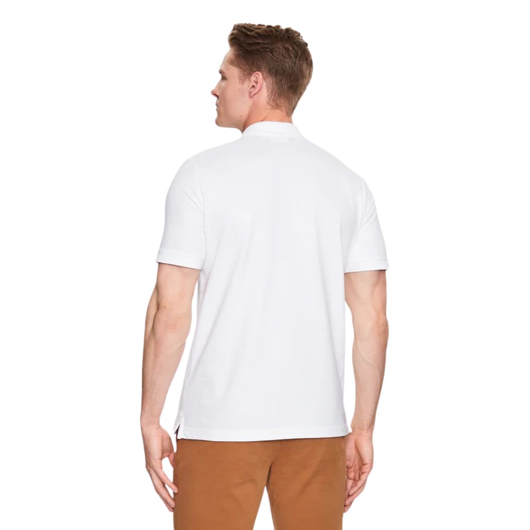 Calvin Klein White Polo Shirt