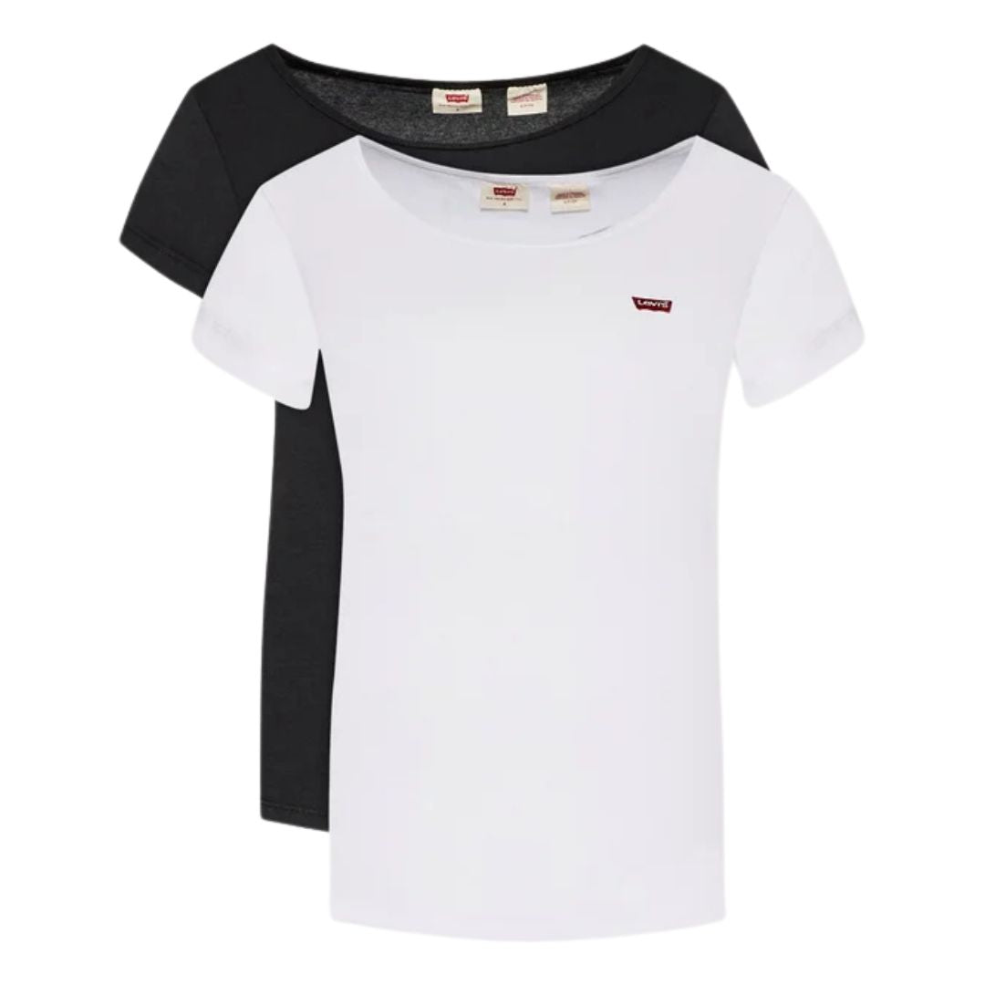 Levi's 2 pack Black and White T-shirt