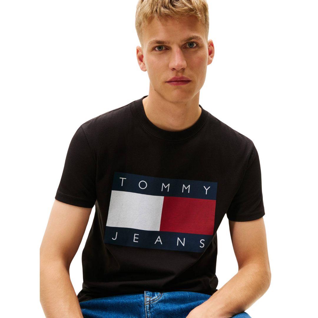Tommy Hilfiger Men Black T-shirt