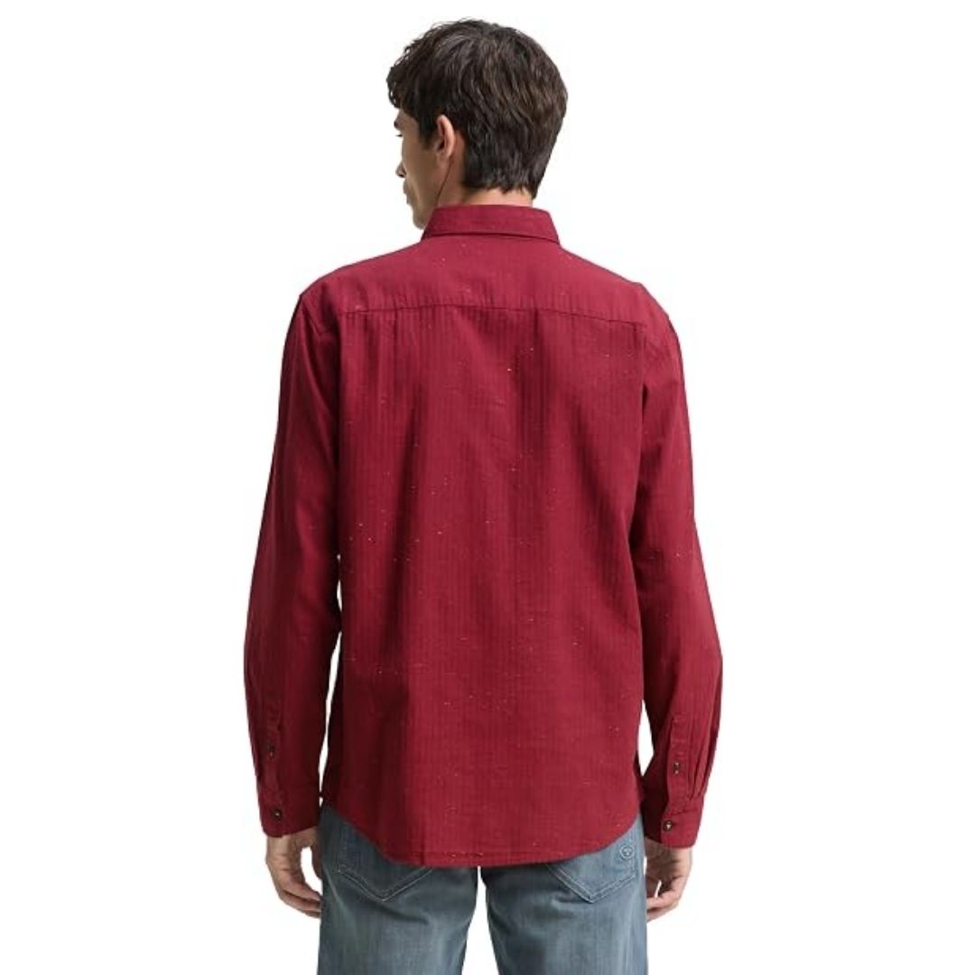 Tom Tailor Men Red Shirt